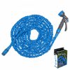 TRICK HOSE flexibilis, rugalmas, táguló, csavarodásmentes locsolótömlő szett 5m-15 m + 7f 4bar