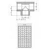 PVC ragasztható nyomócső 25mm T idom