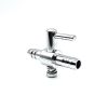 Inox Levegő csap 4/6mm pattintós