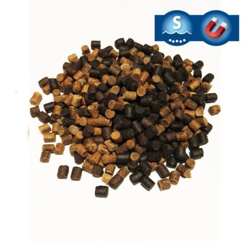 Tavi süllyedős haltáp mix 3 mm  (fekete-barna ) ( 2 kg )