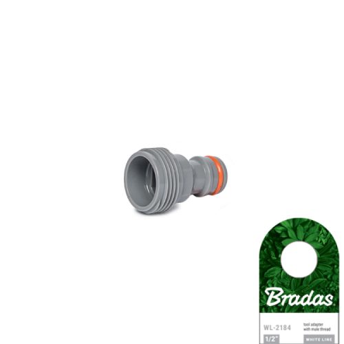 Prémium csap csatlakozó 1/2” külső menetes Bradas WL-2184